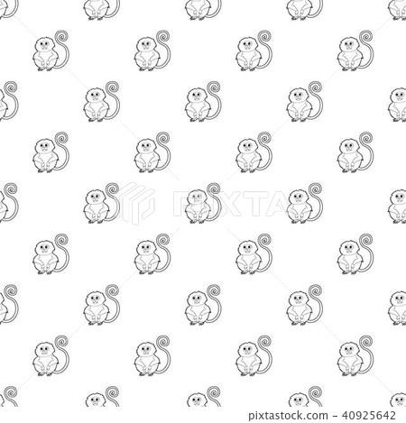 Rhinopithecus pattern vector seamless - Stock Illustration [40925642 ...