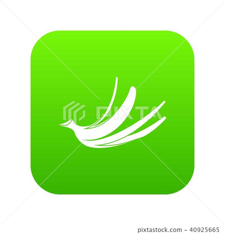 Banana peel icon digital green Banana peel icon digital green 40925665