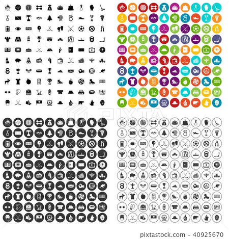 100 hockey icons set vector variant 100 hockey icons set vector variant 40925670