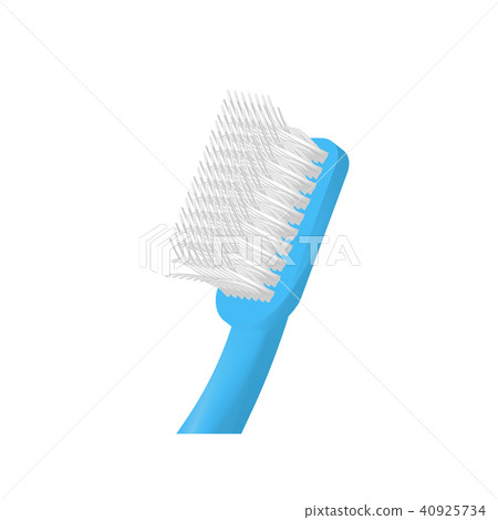 Head of toothbrush icon, realistic style 40925734