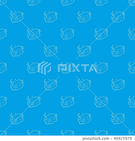 Wet cleaning pattern vector seamless blue 40925979