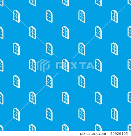 Close window frame pattern vector seamless blue Close window frame pattern vector seamless blue 40926105