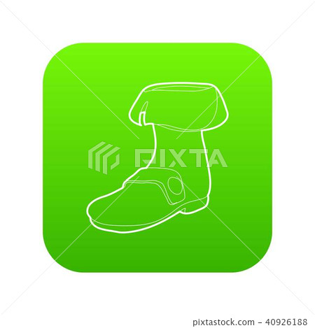 Footwear icon green vector 40926188
