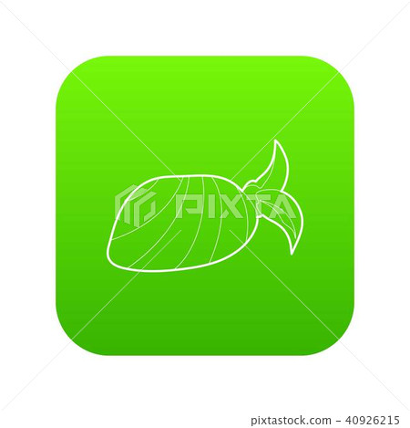 Bandana icon green vector 40926215