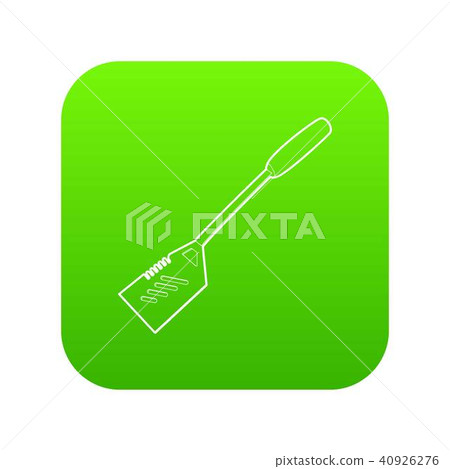 Spatular icon green vector Spatular icon green vector 40926276