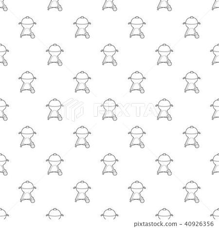 Kettle barbecue pattern vector seamless 40926356
