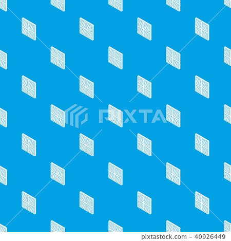 Square window frame pattern vector seamless blue Square window frame pattern vector seamless blue 40926449
