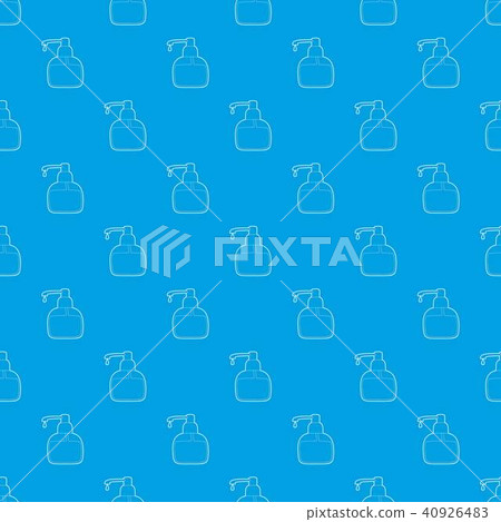 Liquid soap pattern vector seamless blue 40926483