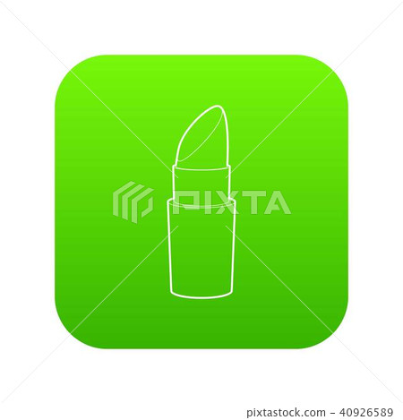 Lipstick icon green vector Lipstick icon green vector 40926589