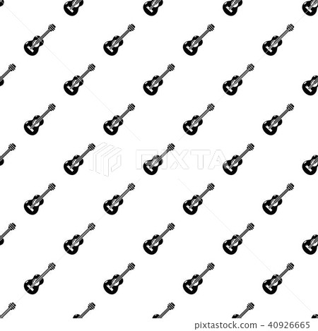 Guitar pattern vector seamless - Stock Illustration [40926665] - PIXTA