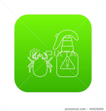 Spray icon green vector Spray icon green vector 40926899