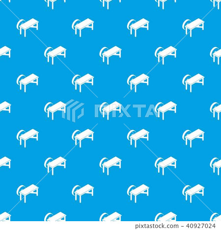 Grindstone pattern vector seamless blue 40927024