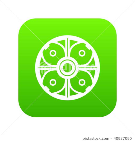 Shield icon digital green Shield icon digital green 40927090