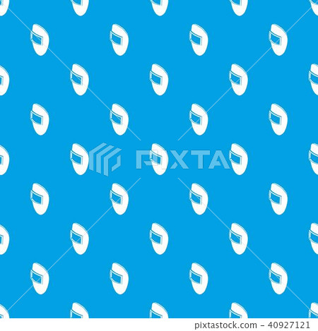 Welding mask pattern vector seamless blue 40927121