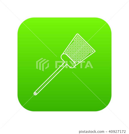 Swatter icon green vector 40927172