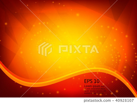 Orange color and light geometric gradient Orange color and light geometric gradient 40928107