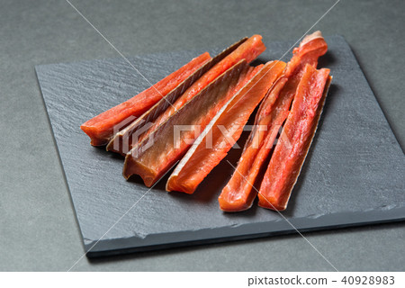 Marine delicacy of salmon and Hokkaido 40928983