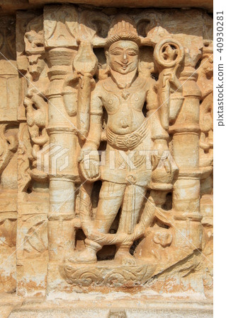 Sculpture on Wall Panel Sculpture on Wall Panel 40930281