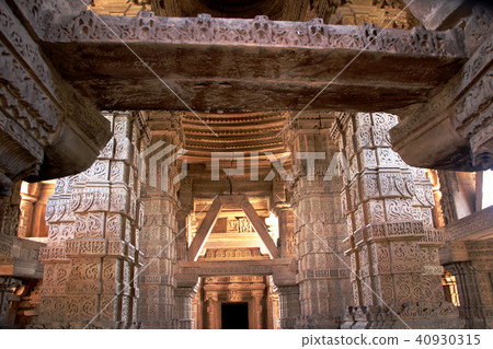 Saas-Bahu Temple Interior 40930315