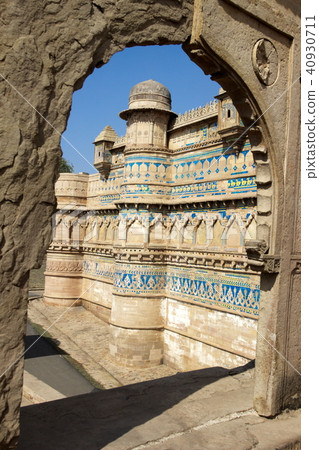 View of Fort through Doorway 40930711
