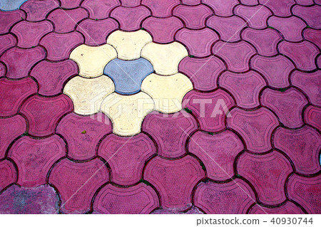 Pattern of Mosaic Tiled Floor Pattern of Mosaic Tiled Floor 40930744