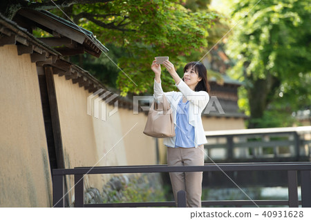 中年婦女旅行形象 40931628