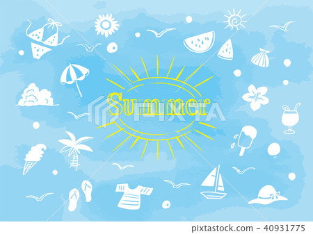 Sea beach summer faint Sea beach summer faint 40931775