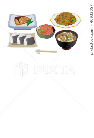 Today's rice squid and marinated teriyaki Today's rice squid and marinated teriyaki 40932057