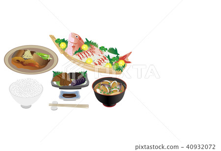 煮今天的電飯煲和鯛魚生魚片 40932072