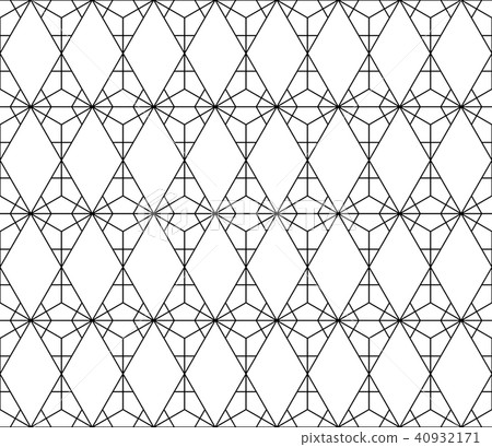 The geometric pattern with lines. Seamless vector - Stock Illustration ...