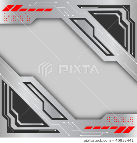 Gray and Silver color vector background - Stock Illustration [40932441 ...