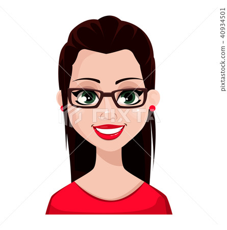 Face expression of beautiful brunette woman Face expression of beautiful brunette woman 40934501