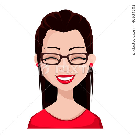 Face expression of beautiful brunette woman Face expression of beautiful brunette woman 40934502