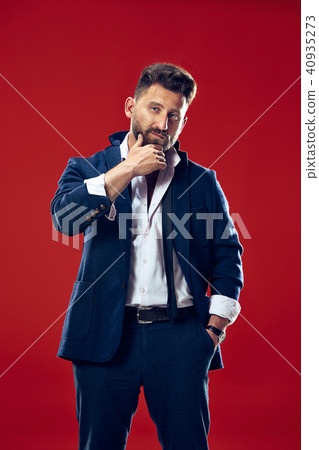 Male Beauty Concept Portrait Of A Fashionable Stock Photo