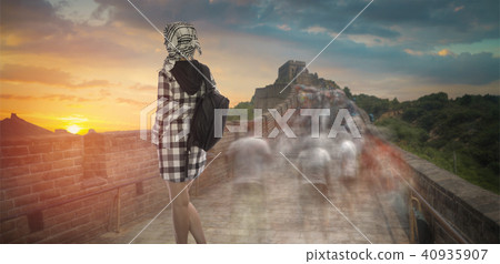 great Chinese wall great Chinese wall 40935907