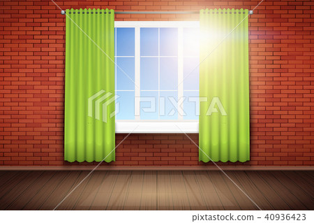 Example of empty room with window. 40936423