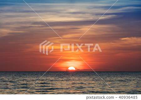 sunset and clouds sunset and clouds 40936485