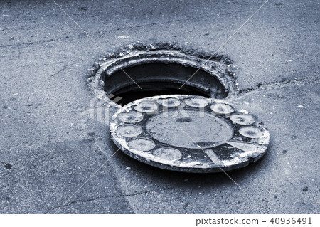 old manhole and repair of roads old manhole and repair of roads 40936491