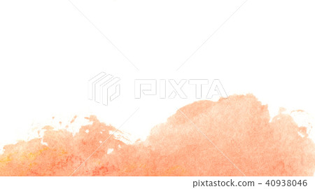 Abstract Orange watercolor on white background. Abstract Orange watercolor on white background. 40938046