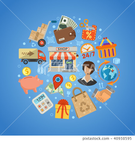 Shopping and Delivery Concept 40938595