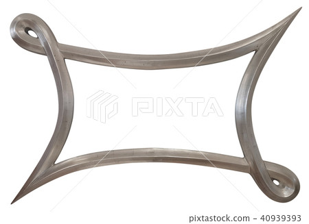 Metallic Mirror Frame Cutout Metallic Mirror Frame Cutout 40939393