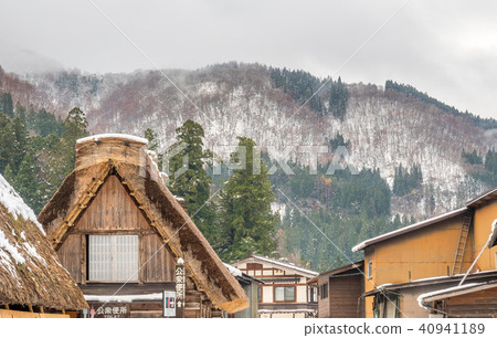 Gassho-zukuri unique architecture house in Shiraka 40941189