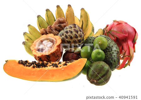 papaya annona passionfruit avocado 40941591