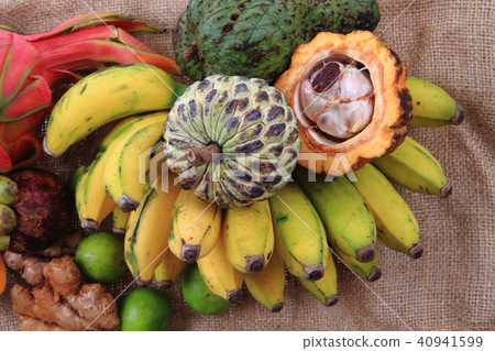 papaya annona passionfruit avocado 40941599