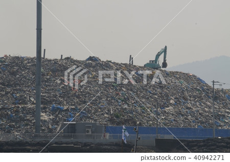 地震碎石 40942271