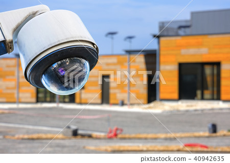 CCTV camera construction site 40942635
