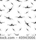 seamless pattern with plane 40943666