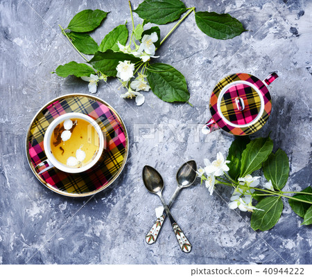 Herbal tea with jasmine 40944222