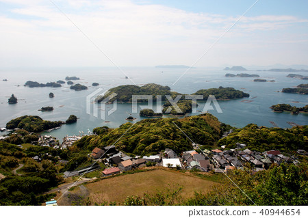 Scenery of Kujuku Island from Ishidake Observatory Scenery of Kujuku Island from Ishidake Observatory 40944654