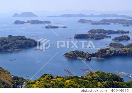 Scenery of Kujuku Island from Ishidake Observatory 40944655